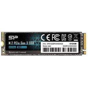 Silicon Power A60 256GB NVMe M.2 PCIe Gen3x4 2280 SSD SP256GBP34A60M28