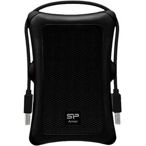 Silicon Power SP020TBPHDA30S3A Armor A30 portable HDD, 1TB, USB3.2 gen 1, Anti-shock, Black, MIL-STD