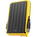 Silicon Power SP010TBPHD66SS3Y Armor A66 portable HDD, 1 TB, USB3.2 gen 1, Yellow, Certificate