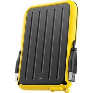 Silicon Power - Armor A66 - Externe Harde Schijf - 2 TB - Zwart/Geel - USB 3.2 Gen 1