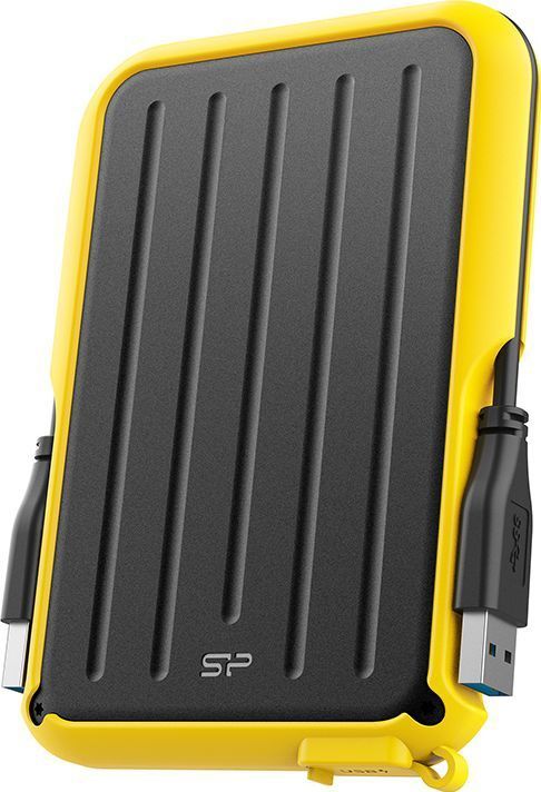 Silicon Power - Armor A66 - Externe Harde Schijf - 2 TB - Zwart/Geel - USB 3.2 Gen 1