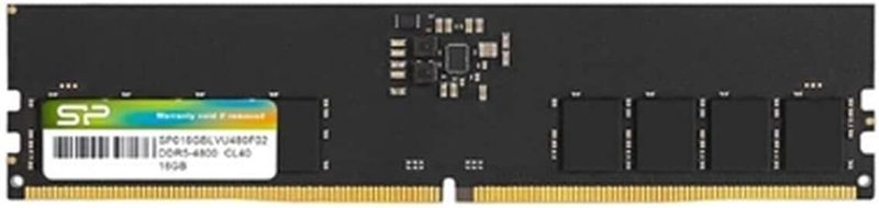 Silicon Power - DDR5 - RAM - Zwart - 16 GB - 4800 MHz - U-DIMM