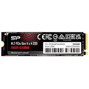 Silicon Power M.2 2280 PCIe 250GB SSD UD90 Gen4x4 NVMe 4500/1950 MB/s (250 GB, M.2 2280), SSD