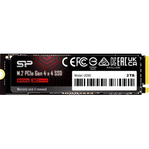 Silicon Power 2TB UD90 SSD NVMe 4.0 Gen4 PCIe M.2 Soilid State Drive R/W up to 5,000/4,500 MB/s SP02KGBP44UD9005