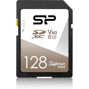 Silicon Power - SDXC Superior Pro UHS-II - Geheugenkaart - 128 GB - U3