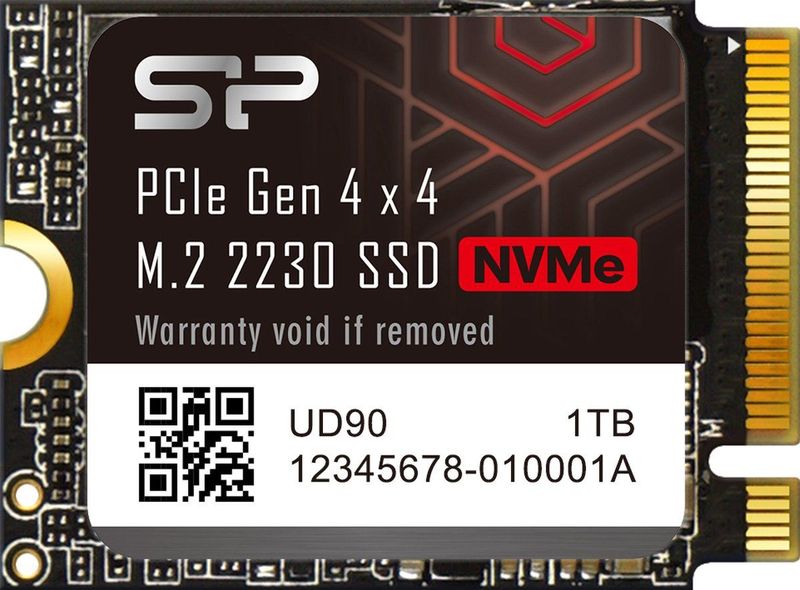 Silicon Power - UD90 - SSD - 1 TB - M.2 - Zwart