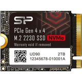 Silicon Power SP02KGBP44UD9007 UD90 SSD, 2 TB, M.2 2230, PCIe Gen4x4, 5000/ 3200 MB/s