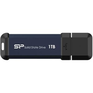 Silicon Power MS60 (1000 GB), Externe SSD, Blauw