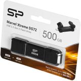 Silicon Power - Ds72 - USB-stick - Zwart - Aluminium/Rubber - 500GB