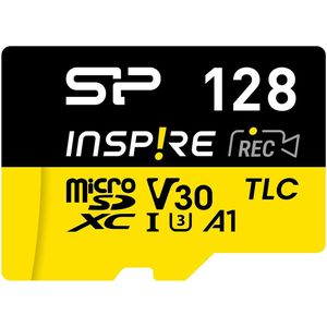 Silicon Power - Inspire - Geheugenkaart - 128GB - Zwart - microSDXC