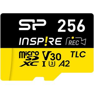 Silicon Power - Inspire - Geheugenkaart - Zwart - 256 GB - UHS-I U3