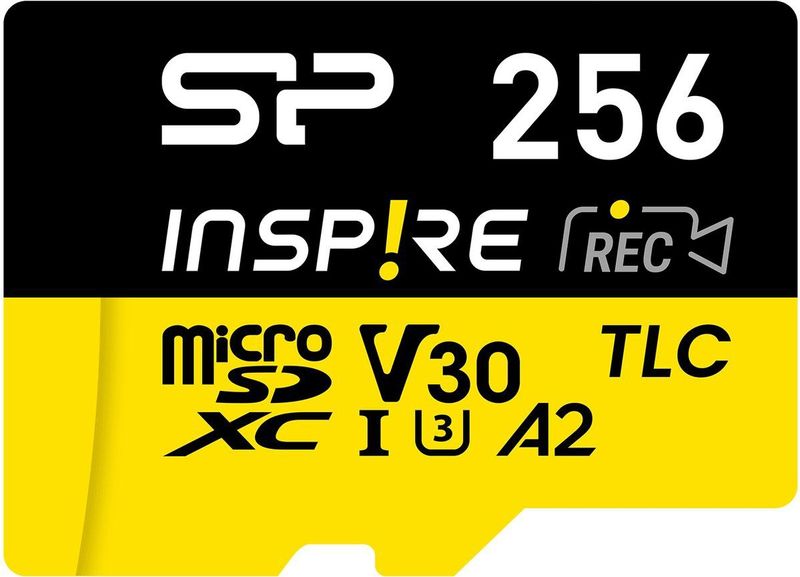 Silicon Power - Inspire - Geheugenkaart - Zwart - 256 GB - UHS-I U3