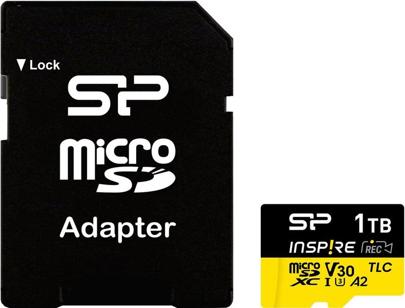 Silicon Power - microSDXC 1TB A2 - Geheugenkaart - Zwart - USB-C 3.2 Gen Card Reader