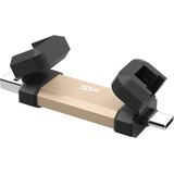 Silicon Power - DS72 - USB Stick - Goud - 500 GB - USB-A en USB-C