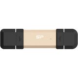 Silicon Power - DS72 - USB Stick - Goud - 500 GB - USB-A en USB-C