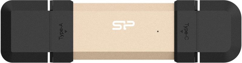 Silicon Power - DS72 - USB Stick - Goud - 500 GB - USB-A en USB-C