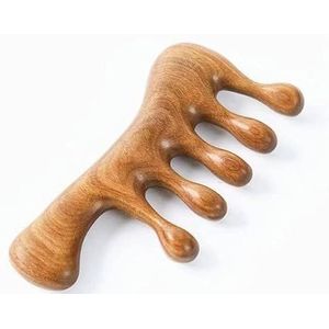 Houten Kam Borstel Sandelhout Care Haar