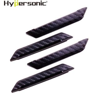 Hypersonic Set universele deurbeschermstrips 97x15mm - Zelfklevend - Carbon-Look - Set à 4 stuks