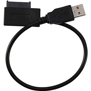 Qtrednrry USB 2.0 naar Mini Sata Ii 7 + 6 13Pin Adapter Converter Kabel voor Notebook Cd/DVD Rome Slimline Drive