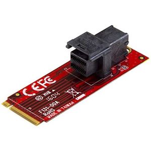 StarTech.com U.2 naar M.2 PCIe adapter voor SSD U.2 NVMe SFF-8639 PCI Express 3.0 x4 (M2E4SFF8643)