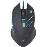 Defender - GM-020L - Muis - Zwart - Bedraad - Optisch - 3200 DPI