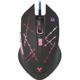 Defender - GM-020L - Muis - Zwart - Bedraad - Optisch - 3200 DPI