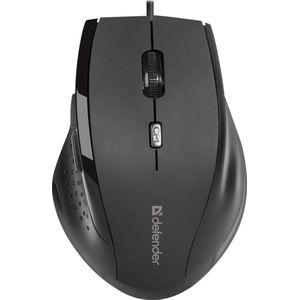 Defender - ACCURA MM-362 - Muis - Zwart - Bedraad - 1600 DPI