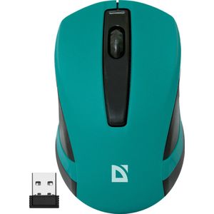 Defender MAUS MM-605 RF TURQUOISE OPTICAL 1200dpi 3P (Draadloze), Muis, Turkoois