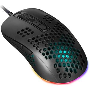 Defender - GM-620L SHEPARD - Gaming Muis - Zwart - Bedraad - 12800dpi