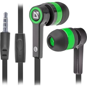 Defender Wired earphones PULSE 420 zwart-groen