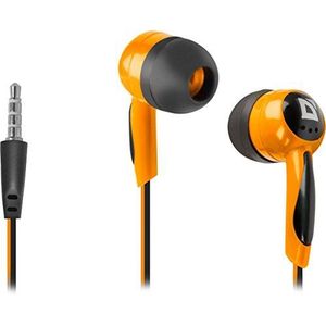 Defender - Basic 604 oordopjes zwart + oranje