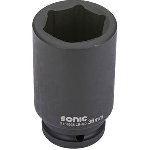 Sonic - 6-Kant Doppen - Lange Uitvoering - Gefosfateerd - Chroom-Molybdeen