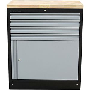 MSS 34 Kast Laden en Deur Houten Bovenblad