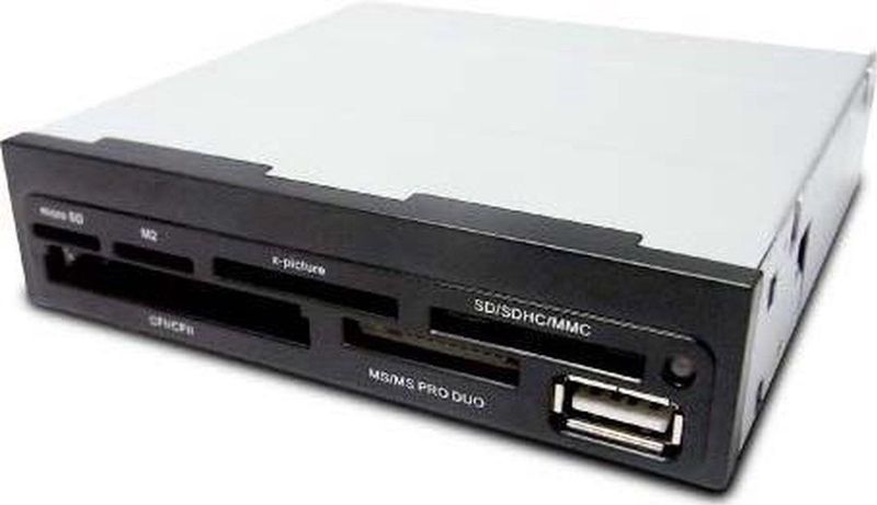 CoolBox - CRCOOCR4002L - Kaartlezer - Zwart - USB 2.0/3.0