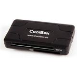 CoolBox CRE 050 geheugenkaartlezer USB 2.0 Zwart