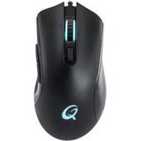 Qpad - DX120 Gamingmuis - Zwart - 12000 DPI - Ergonomisch Ontwerp