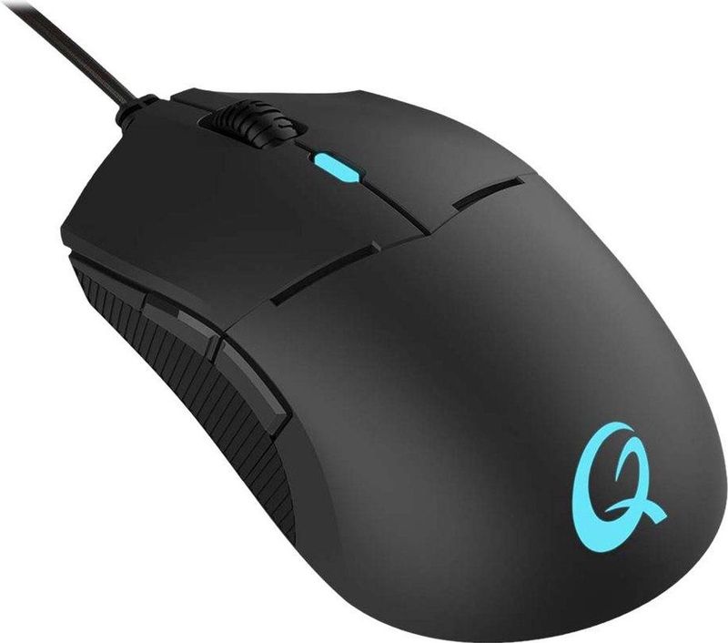 QPAD - DX-700 - Zwarte Bedrade Optische Gaming Muis - 16.000 DPI