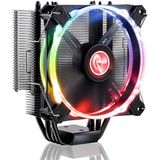 Raijintek Leto CPU-ventilator, RGB-led, 120 mm, zwart