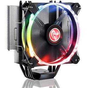 Raijintek Leto CPU-ventilator, RGB-led, 120 mm, zwart