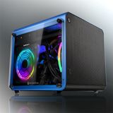 Raijintek - Metis EVO TG - PC Behuizing - Zwart - Aluminium en Glas