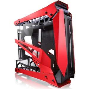 RAIJINTEK NYX PRO Showcase Big-Tower, Tempered Glass - rood