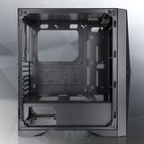 RAIJINTEK - SILENOS MS - Midi Tower Behuizing - Zwart - Gehard Glas