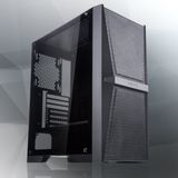 RAIJINTEK - SILENOS MS - Midi Tower Behuizing - Zwart - Gehard Glas