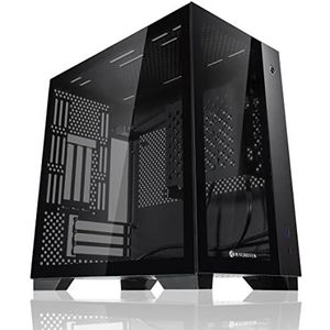Raijintek PAEAN MINI Mini-ITX Behuizing, Gehard Glas (Mini-ITX), PC-behuizing, Zwart