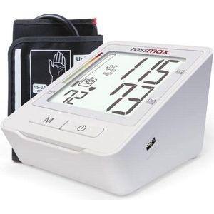 Rossmax Z1 - Bloeddrukmeter Bovenarm - Bekend van Hartstichting - Klinisch Gevalideerd - Hartslagmeter - Onregelmatige Hartslag - Geheugen 90 Metingen - Gemiddelde 3 Metingen - Bewegingsdetectie - Incl. Opbergzak en Batterijen - Manchet 22 - 40 cm