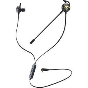 Cougar Headset Attila In-Ear STEREO 3.5mm Due Mic 3 sets oorhaakjes en oortips (ANC, Bedraad), Koptelefoon, Zwart