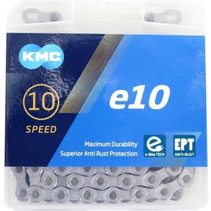 Ketting 10 speed KMC e10 EPT 136 schakels - zilver