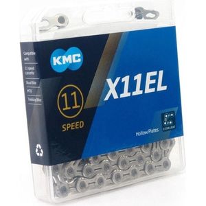 KMC -Fahrradkette X11el Silber 118 Schakels