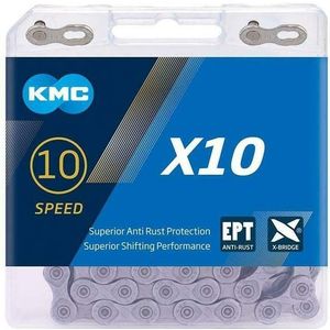 KMC Fahrradkette X10 EPT 114, 10-fach, 5.88mm, Silber
