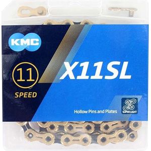 KMC Fahrradkette X11SL Ti-n Gold Schwarz